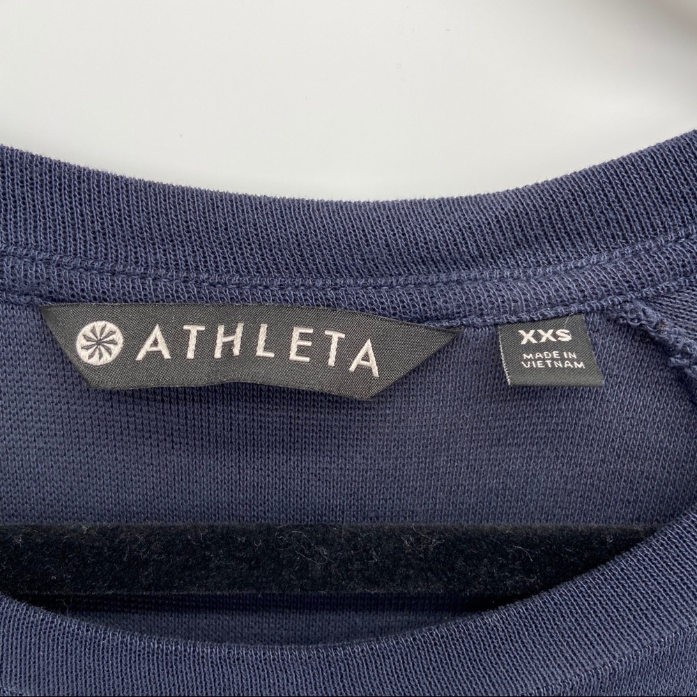 Athleta Serenity Criss Cross Modal Knit Sweatshirt - Picture 4 of 6